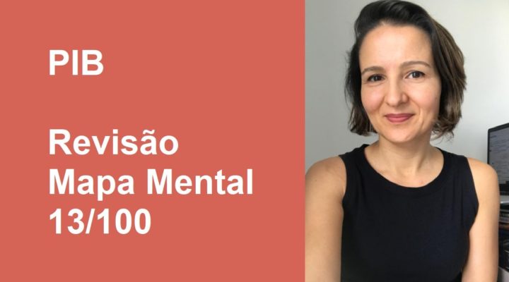 O que é PIB? – Revisão Mapa Mental 13/100