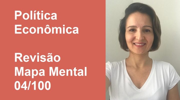 Política Econômica – Revisão Mapa Mental 04/100