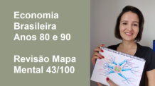 Economia Brasileira (Anos 80 e 90) – Revisão Mapa Mental 43/100