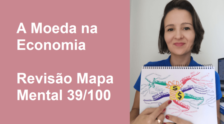 A Moeda na Economia – Revisão Mapa Mental 39/100