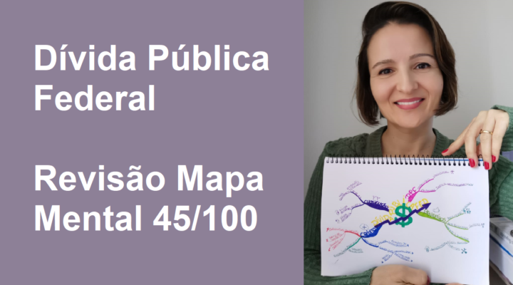 Dívida Pública Federal – Revisão Mapa Mental 45/100