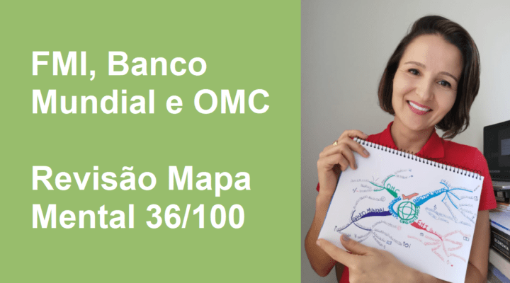 Organismos Internacionais (FMI, Banco Mundial e OMC) – Revisão Mapa Mental 36/100