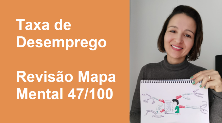 Taxa de Desemprego – Revisão Mapa Mental 47/100