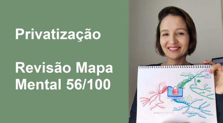 O que é Privatização? – Revisão Mapa Mental 56/100