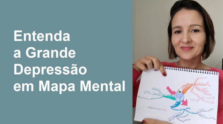 Entenda a Grande Depressão em Mapa Mental