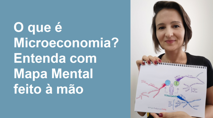 O que é Microeconomia em Mapa Mental feito à mão