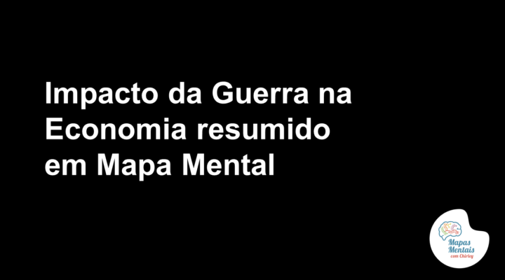 Guerra entre Rússia e Ucrânia e a Economia – Resumo da Nota Técnica do IPEA em Mapa Mental